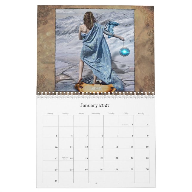 2011 verzauberter Karten-Kalender Kalender (Jan 2027)