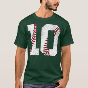 2012 10. Geburtstag Baseball Jungs Kinder 10 10 T-Shirt