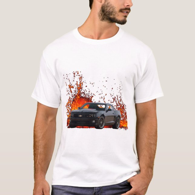 2012 45 Jubiläum Chevy-Camaro T-Shirt (Vorderseite)