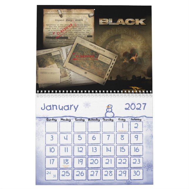 2012 - 6 Jahre Gaming - Malerei Kalender (Jan 2027)