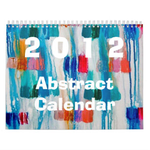 2012 abstrakter Kalender