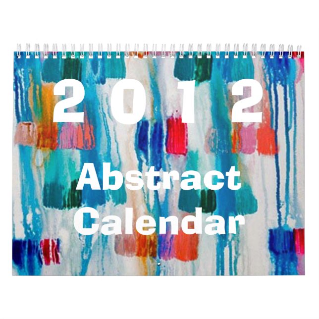 2012 abstrakter Kalender (Titelbild)
