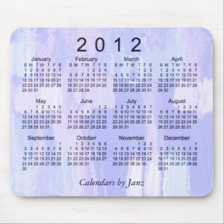 2012 abstrakter Kalender Mousepad