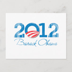 2012 - Barack Obama - Vintage.png Postkarte