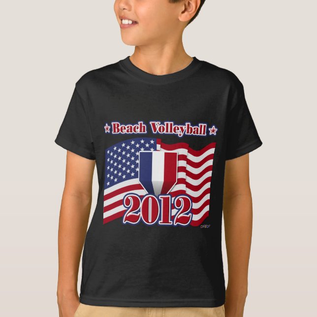 2012 Beach Volleyball T-Shirt (Vorderseite)