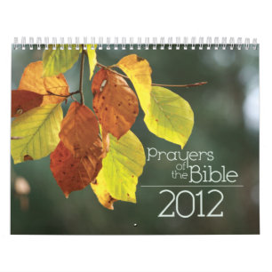 2012 christlicher Kalender: Gebete der Bibel Kalender