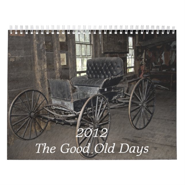 2012 Der Kalender der guten alten Tage (Titelbild)