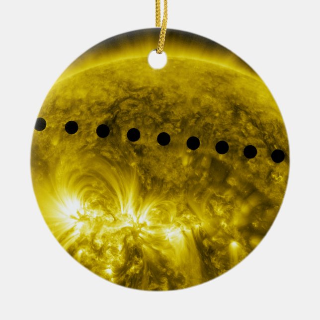 2012 Durchquerung des Planeten Venus durch die Son Keramikornament (Vorne)