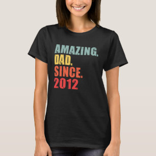 2012 Erstaunlicher Vater seit 2012 T-Shirt
