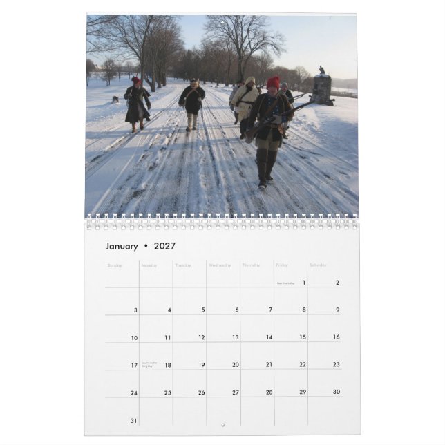 2012 fünfter New York Kalender (Jan 2027)
