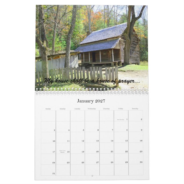 2012 Gebets-Kalender Kalender (Jan 2027)