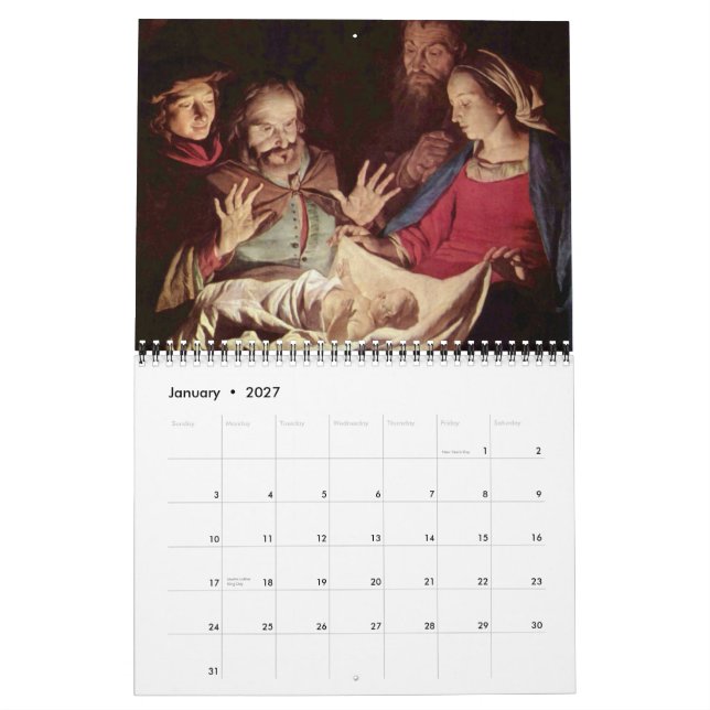 2012 gehend mit dem Lord Calendars Kalender (Jan 2027)
