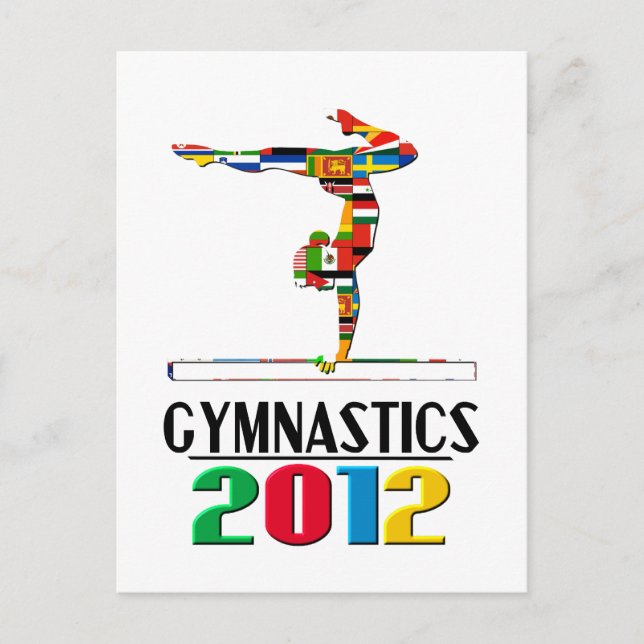 2012: Gymnastik Postkarte (Vorderseite)