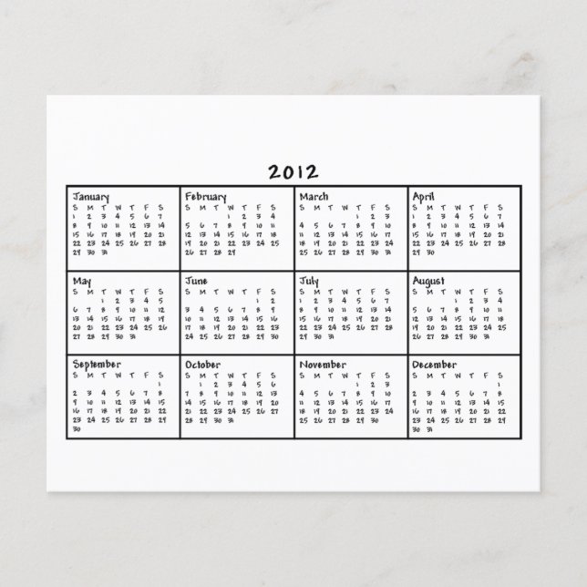 2012 Kalender Flyer (Vorne)