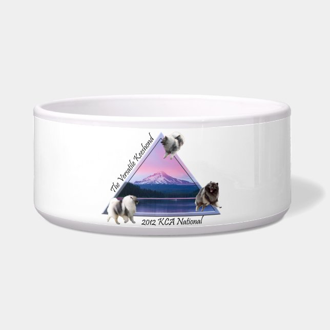 2012 KCA nationale Hundeschüssel Napf (Vorderseite)