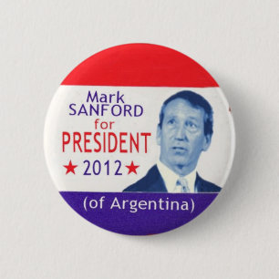 2012 Kennzeichen Sanford für Präsidenten Button