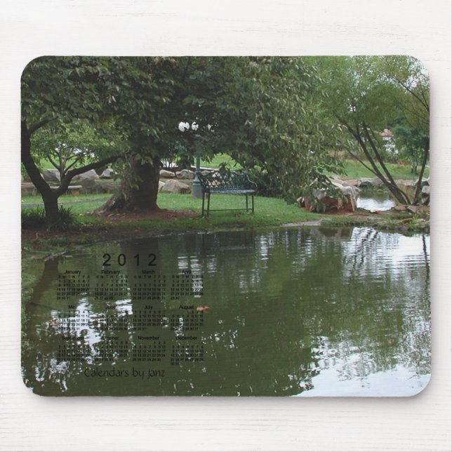 2012 Landschaftskalender Mousepad (Vorne)