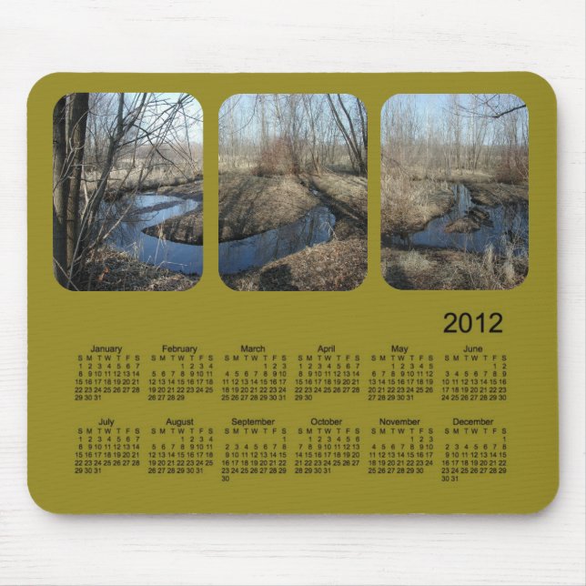 2012 Landschaftskalender Mousepad (Vorne)