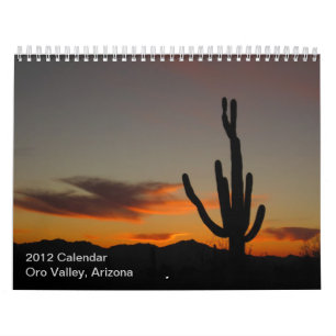 2012 Oro Tal, Arizona-Kalender Kalender