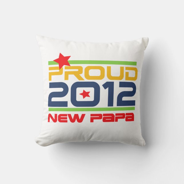 2012 Papa-T - Shirt und Geschenke Kissen (Vorderseite)