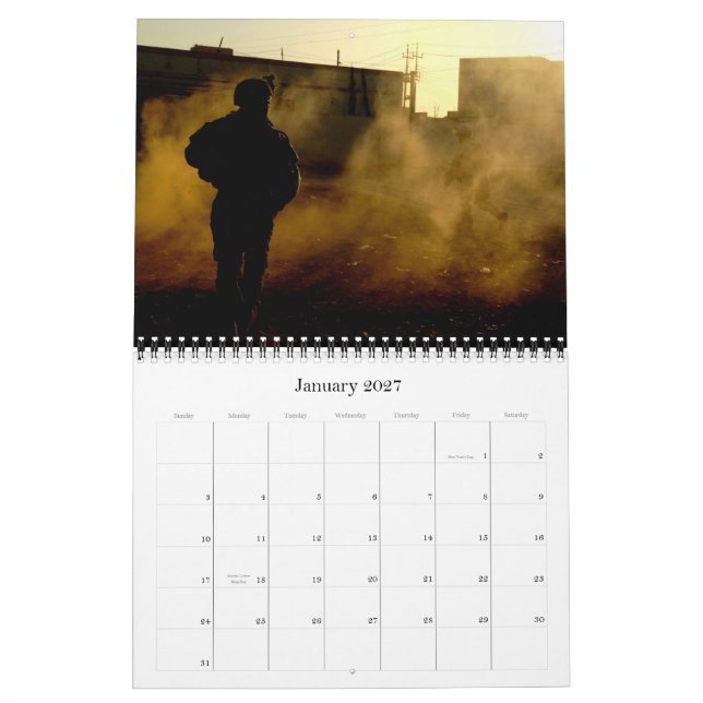 2012 Segen für unsere Truppen Kalender (Jan 2027)