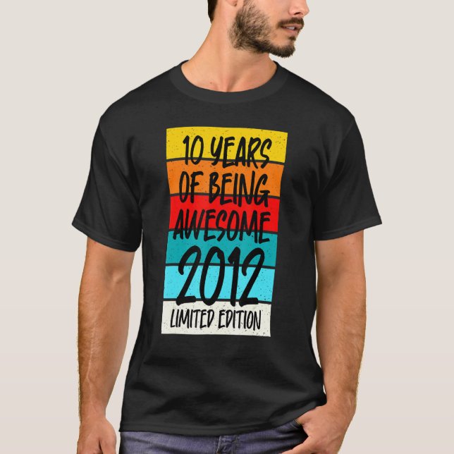 2012 T Shirt 10 Jahre Phantastisch (Vorderseite)