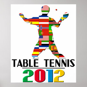 2012: Tischtennis Poster