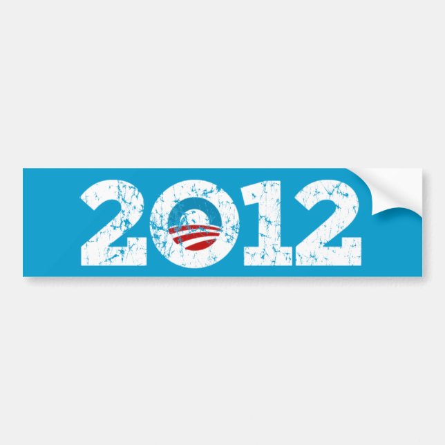 2012 wählen Barack Obama Autoaufkleber (Vorne)