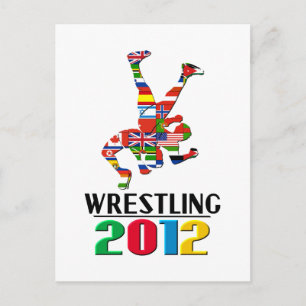 2012: Wrestling Postkarte