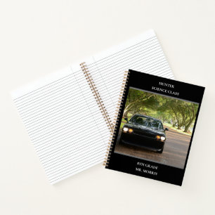 2013 Black Muscle Sports Car Notizbuch