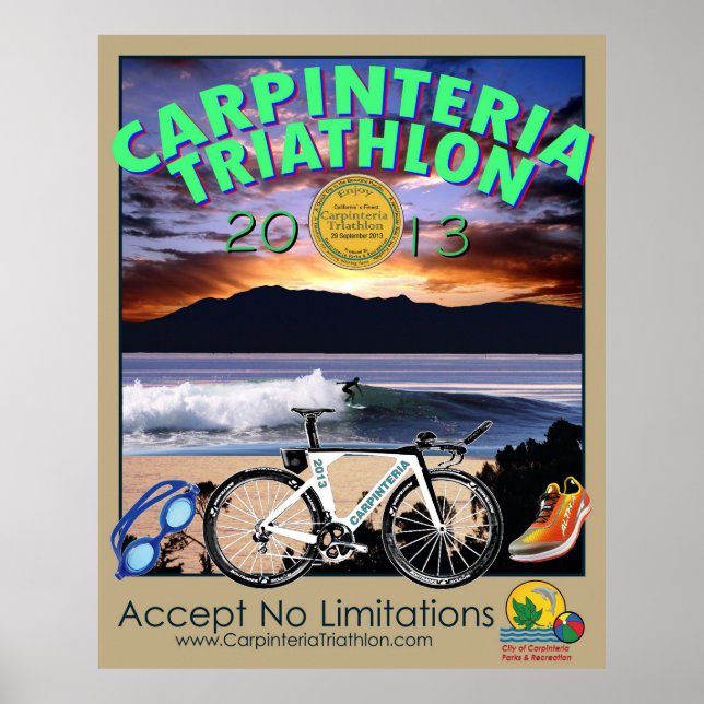 2013 Carpinteria Triathlon Poster (Vorne)