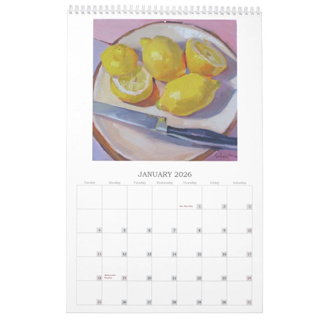 2013: Ein Kalender der Malereien von Sarah Sedwick (Jan 2026)