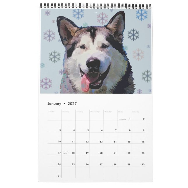 2013 großer Hundekalender Kalender (Jan 2027)