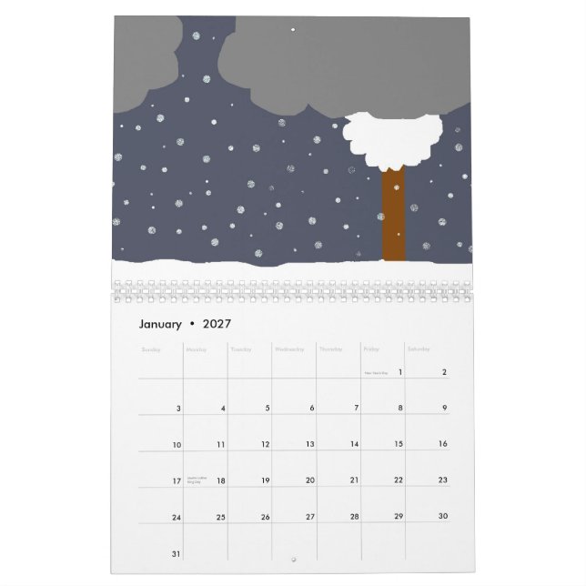2013 Jahreszeit-Kalender Kalender (Jan 2027)