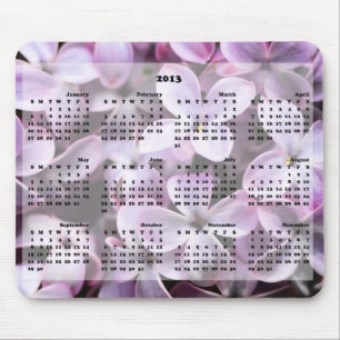 2013 Kalender-Fliedern Mousepad