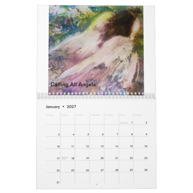 2013 Kalender-Malereien von Deborah Nell Kalender (Jan 2027)