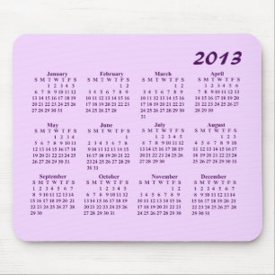 2013 Kalender-Mauspad Mousepad