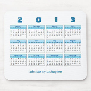 2013 Kalender Mousepad