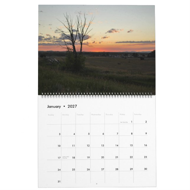 2013 Montana Scenery Sunset Photography Calendar Kalender (Jan 2027)