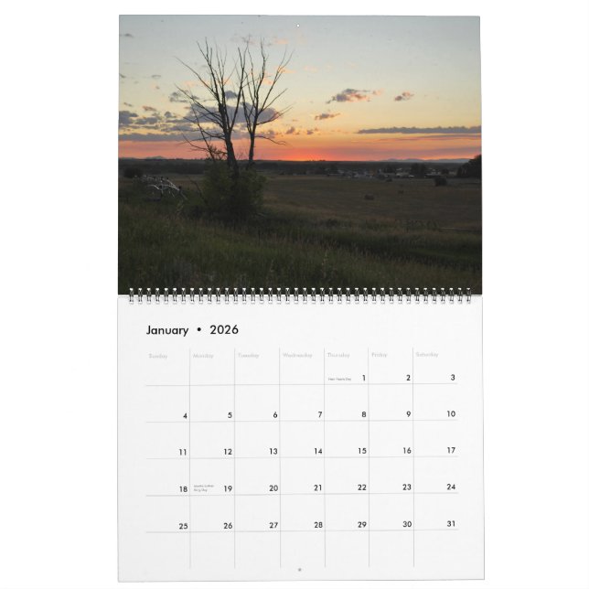 2013 Montana Scenery Sunset Photography Calendar Kalender (Jan 2026)