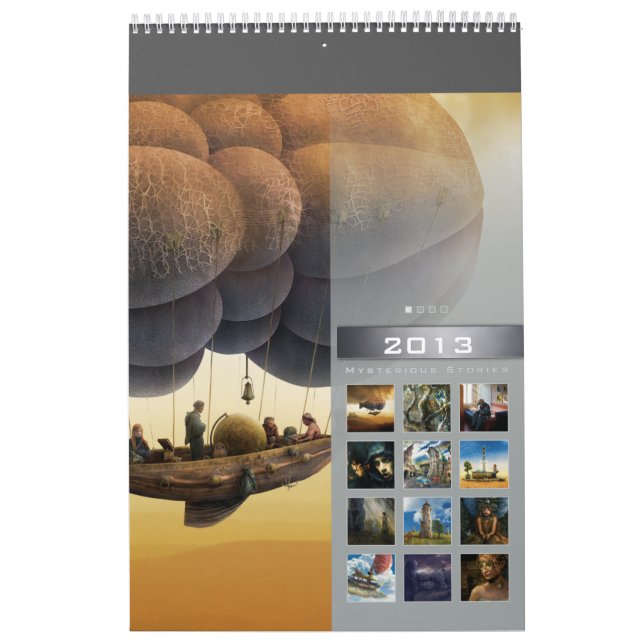 2013 Mysteriöse Geschichten (1) - Mauerkalender Kalender (Titelbild)