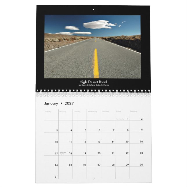 2013 Nordkalifornien Kalender (Jan 2027)