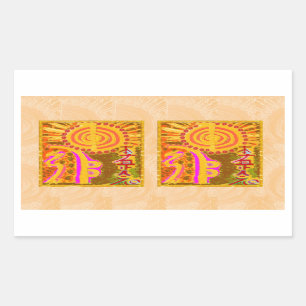 2013 REIKI-Heilsymbole Rechteckiger Aufkleber