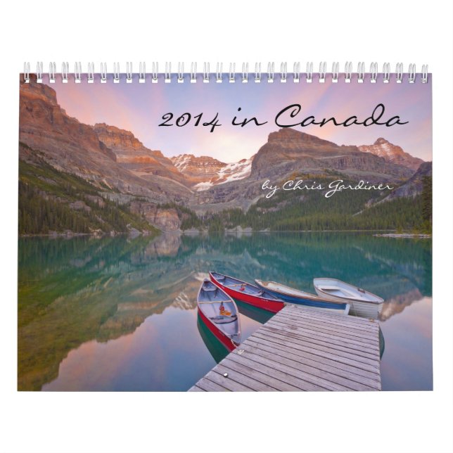 2014 12-monatiger Kalender in Kanada Scenics (Titelbild)