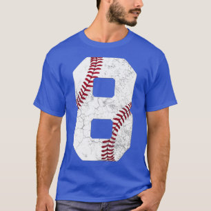 2014 8. Geburtstagsgeschenk 8 Jahre alter Baseball T-Shirt