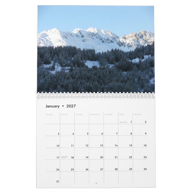 2014 Alpen-Kalender Kalender (Jan 2027)
