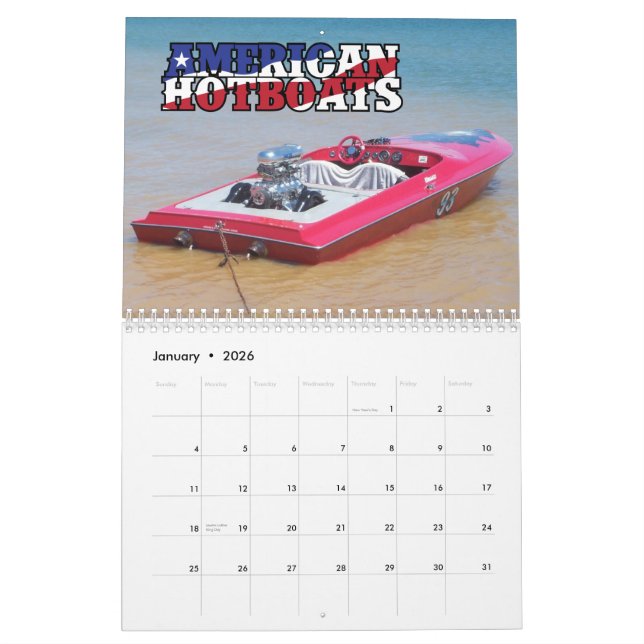 2014 amerikanischer heißer Boots-Kalender Kalender (Jan 2026)