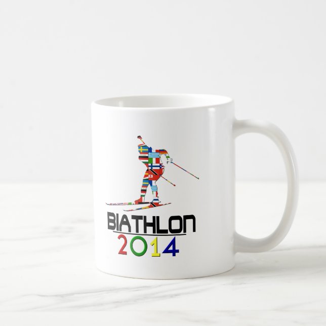 2014: Biathlon Kaffeetasse (Rechts)