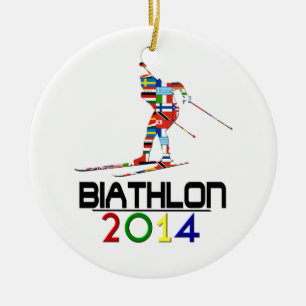 2014: Biathlon Keramik Ornament