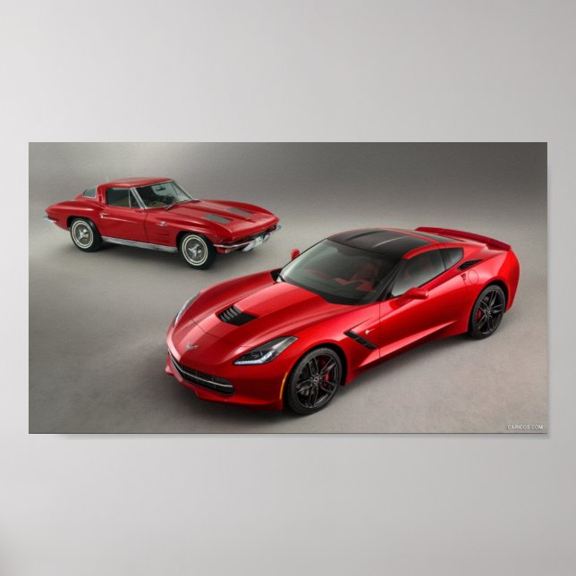 2014 Chevrolet Corvette Stingray Poster (Vorne)